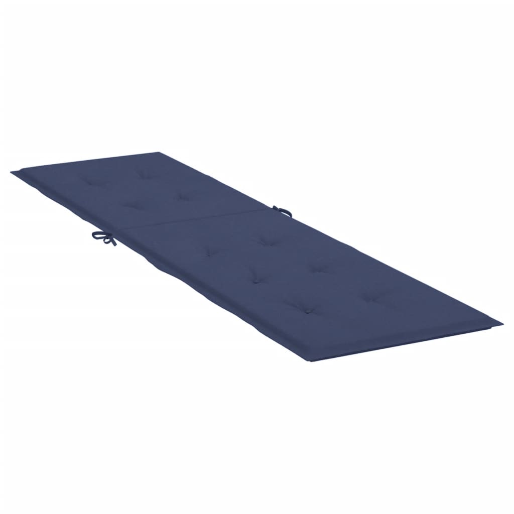 vidaXL Liegestuhl-Auflage Marineblau Oxford-Gewebe