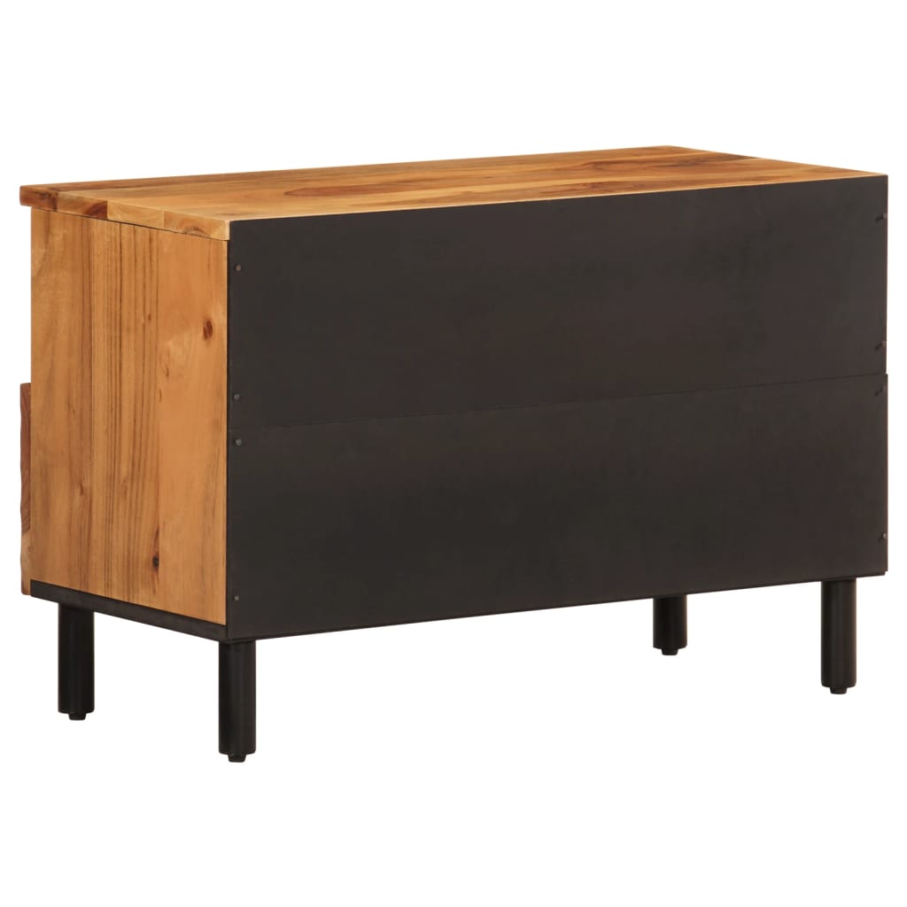 vidaXL TV-Schrank 70x33x46 cm Massivholz Akazie