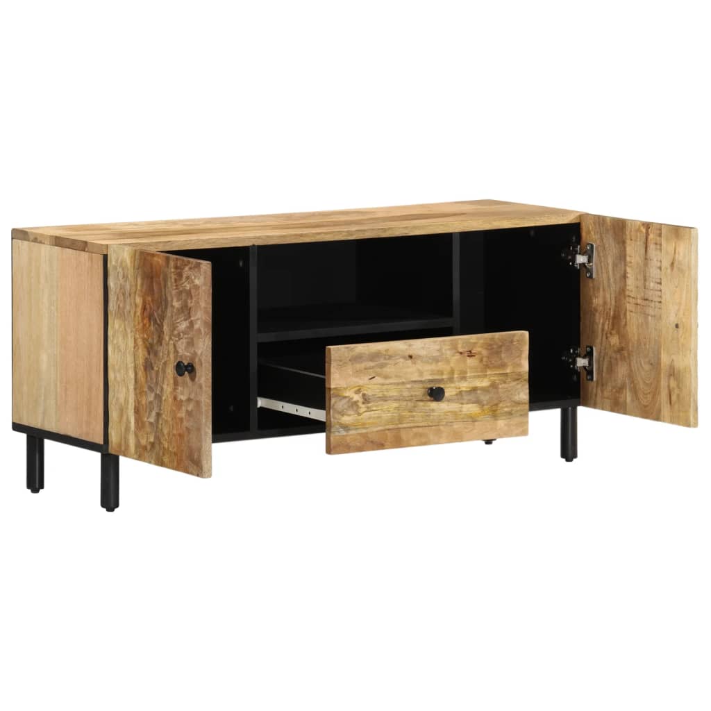 vidaXL TV-Schrank 105x33x46 cm Massivholz Mango