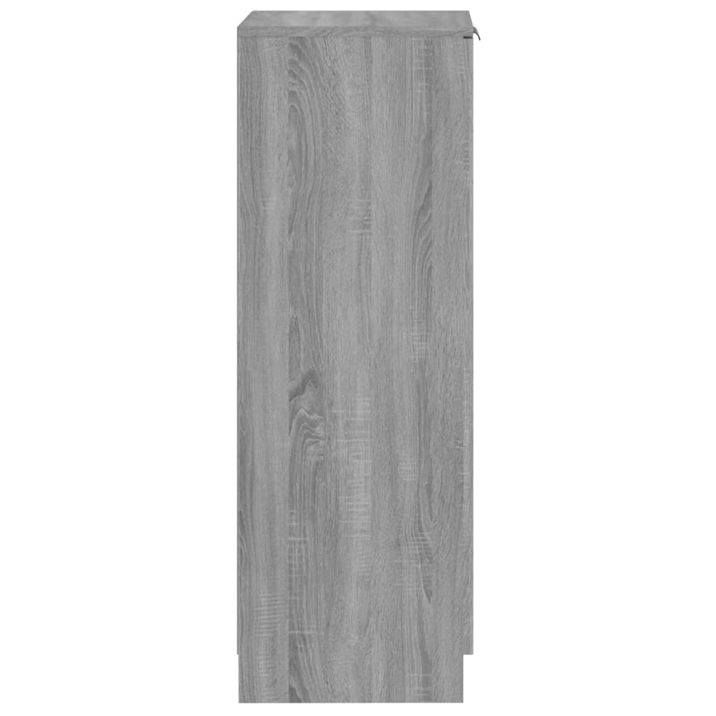 vidaXL Schuhschrank Grau Sonoma 30x35x100 cm Holzwerkstoff