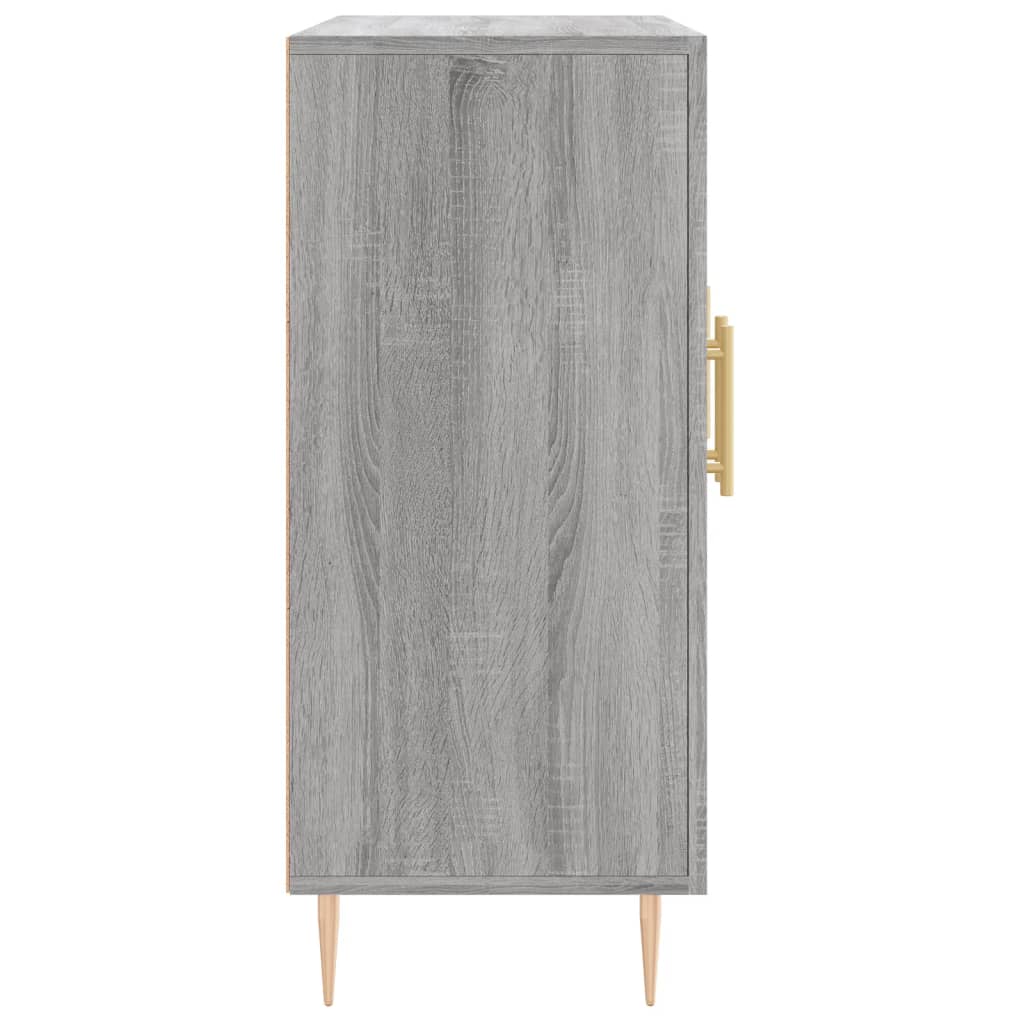 vidaXL Sideboard Grau Sonoma 90x34x80 cm Holzwerkstoff