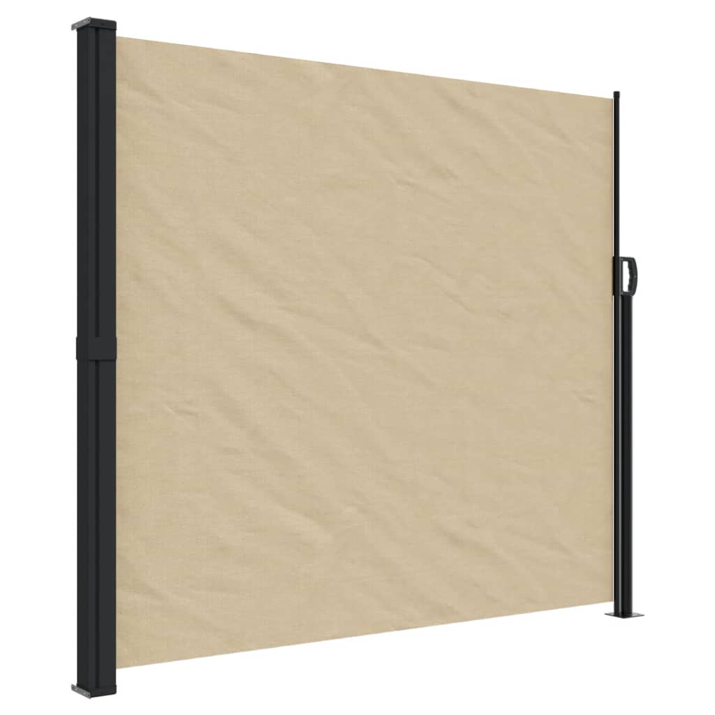 vidaXL Seitenmarkise Ausziehbar Beige 180x300 cm