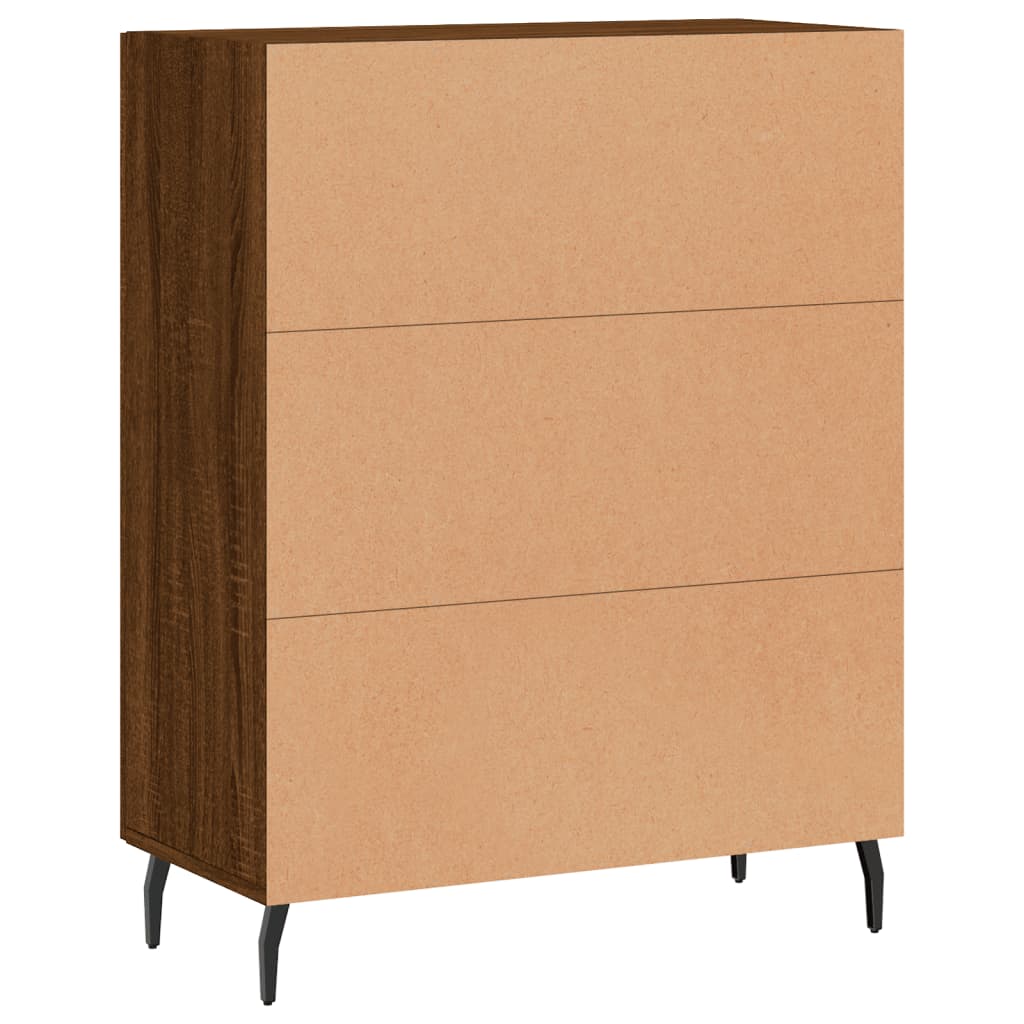 vidaXL Sideboard Braun Eichen-Optik 69,5x34x90 cm Holzwerkstoff