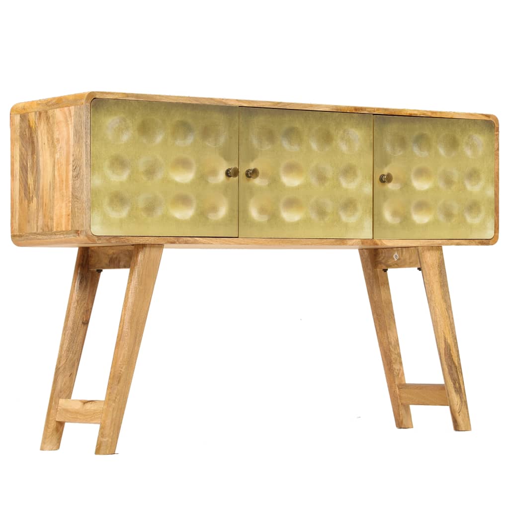 vidaXL Sideboard Massivholz Mango 120x30x80 cm