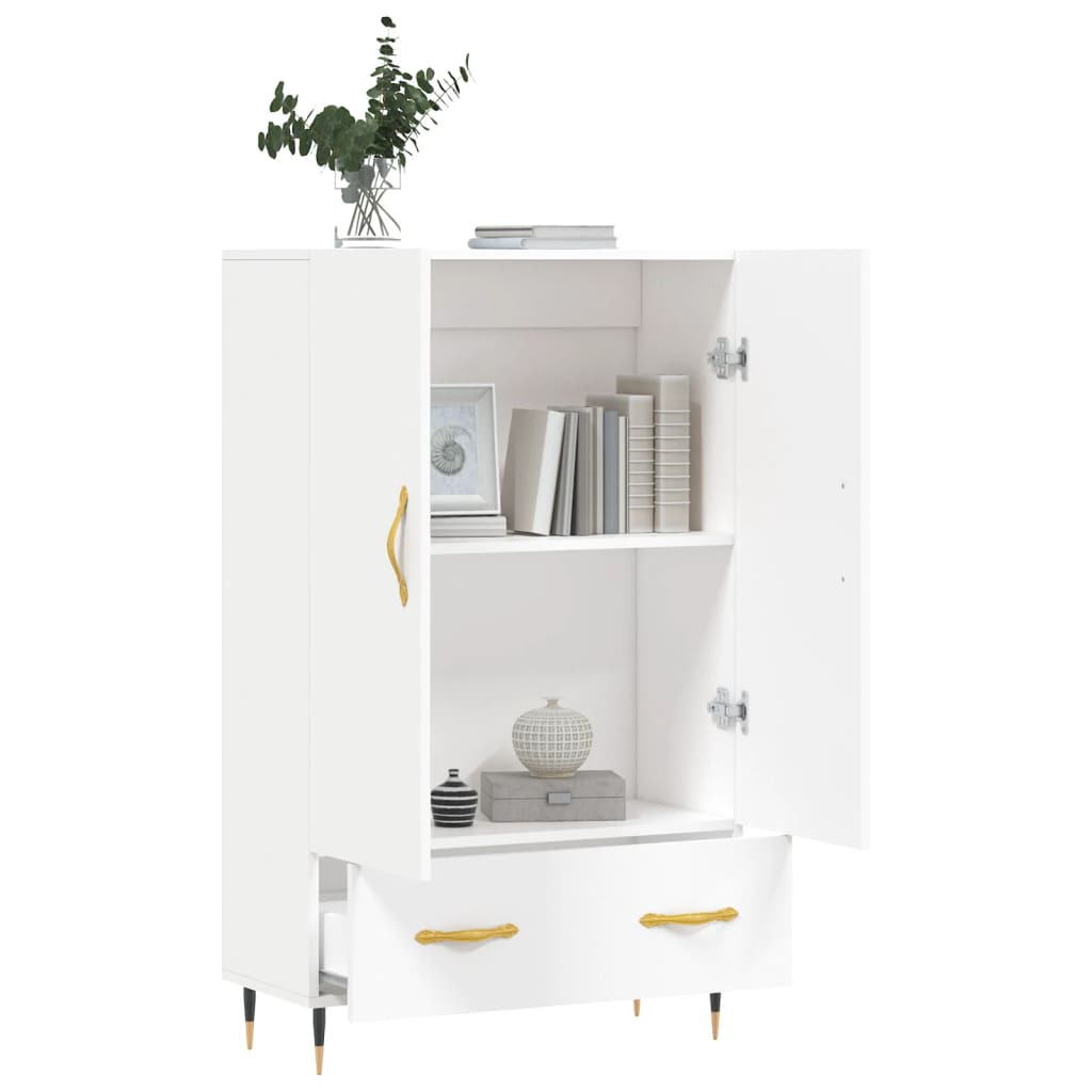 vidaXL Highboard Weiß 69,5x31x115 cm Holzwerkstoff