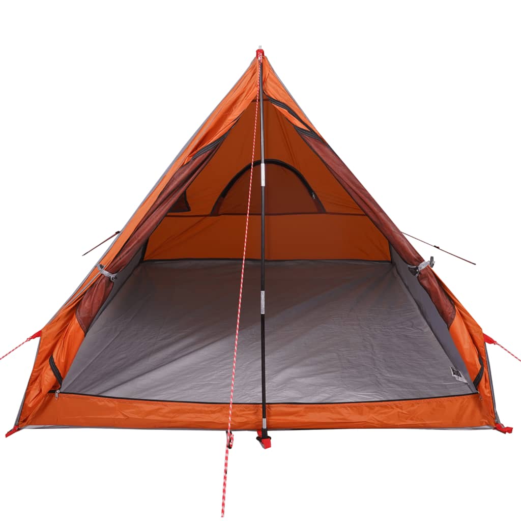 vidaXL Campingzelt A-Form 2 Personen Grau Wasserdicht