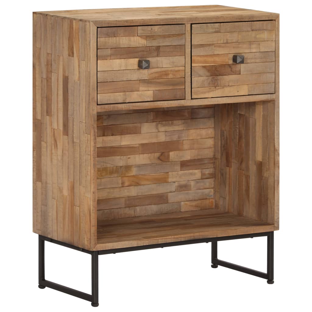 vidaXL Sideboard Recyceltes Teakholz 60x30x75 cm