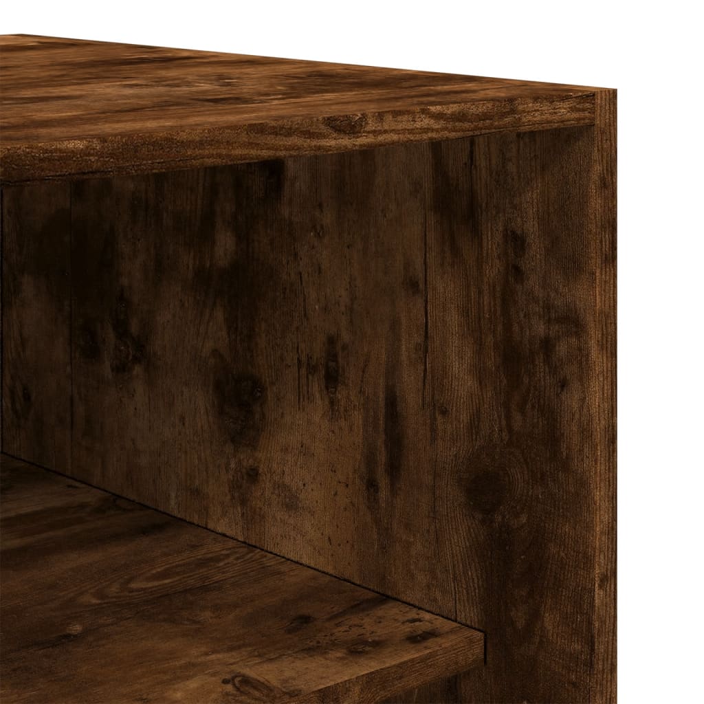 vidaXL Kleiderschrank Räuchereiche 80x50x200 cm Holzwerkstoffs