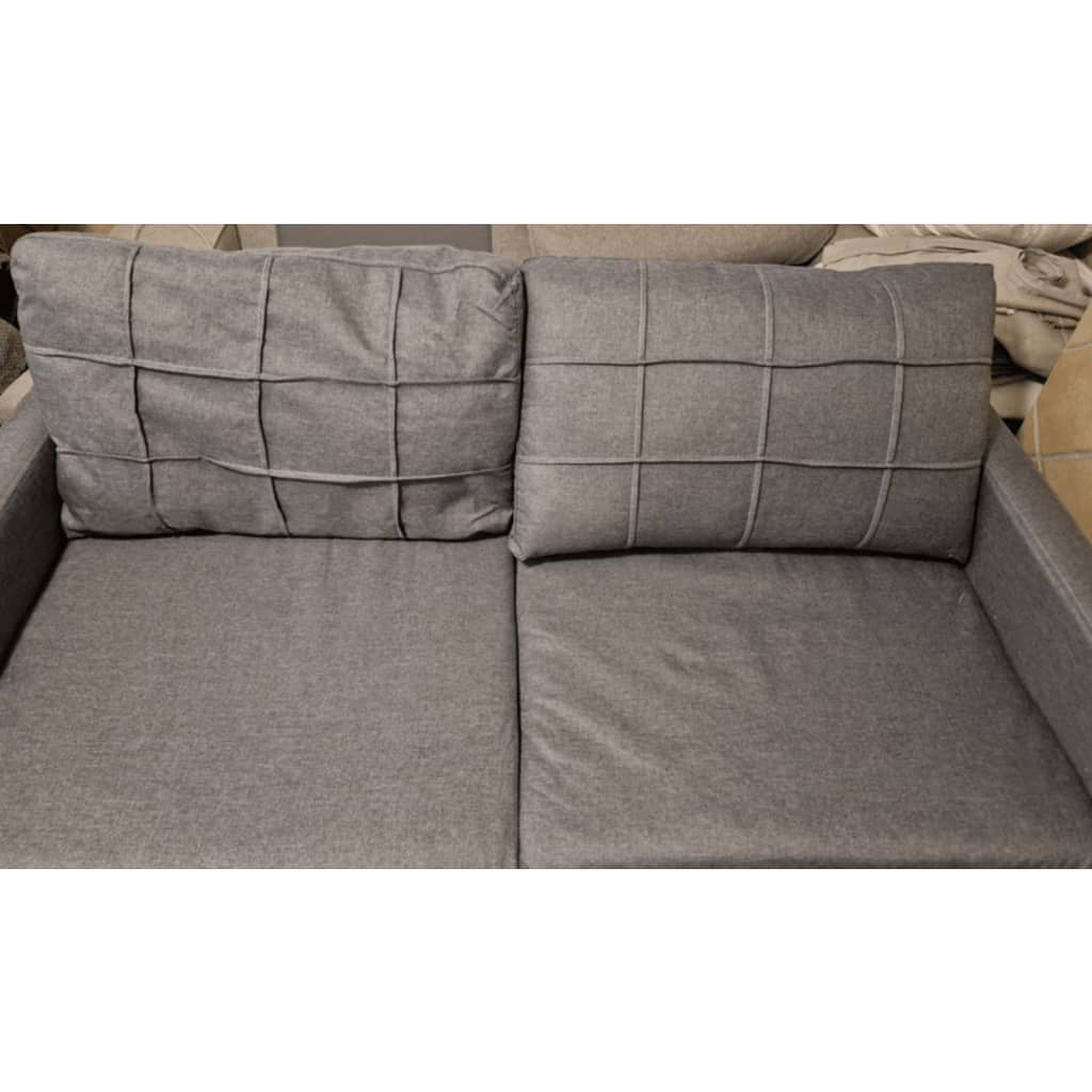 vidaXL B-Ware 2-Sitzer-Sofa Hellgrau 140 cm Stoff