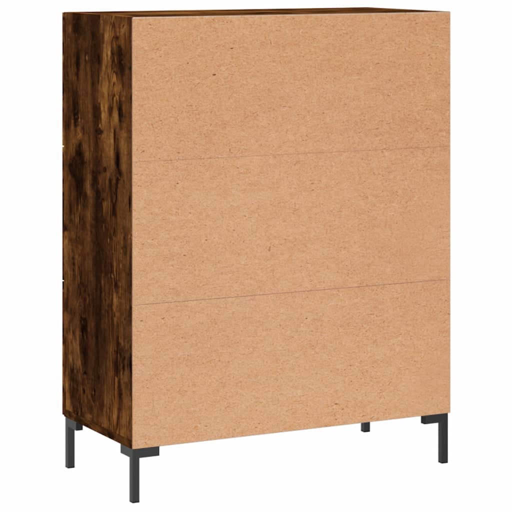 vidaXL Sideboard Räuchereiche 69,5x34x90 cm Holzwerkstoff