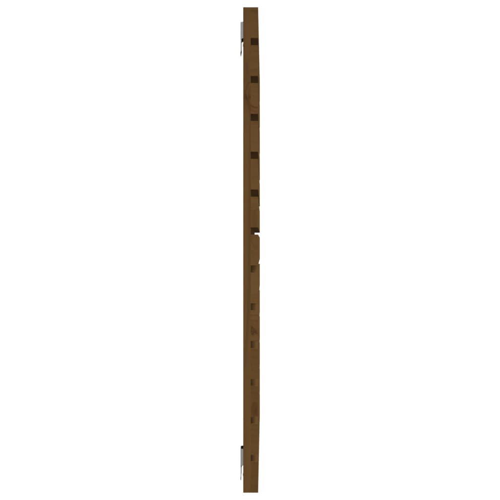 vidaXL Wand-Kopfteil Honigbraun 106x3x91,5 cm Massivholz Kiefer