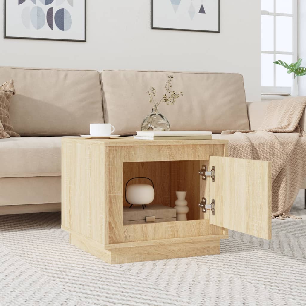 vidaXL Couchtisch Sonoma-Eiche 51x50x44 cm Holzwerkstoff