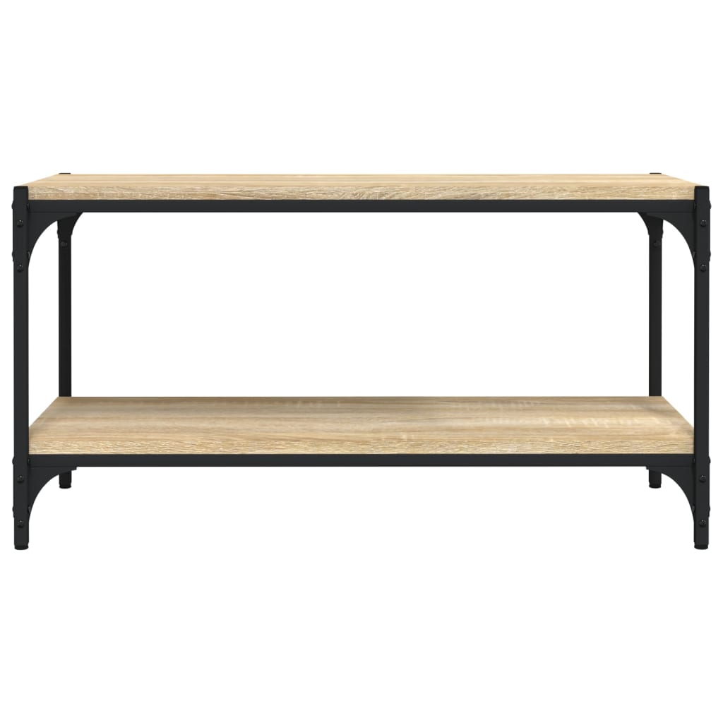 vidaXL TV-Schrank Sonoma-Eiche 80x33x41 cm Holzwerkstoff und Stahl