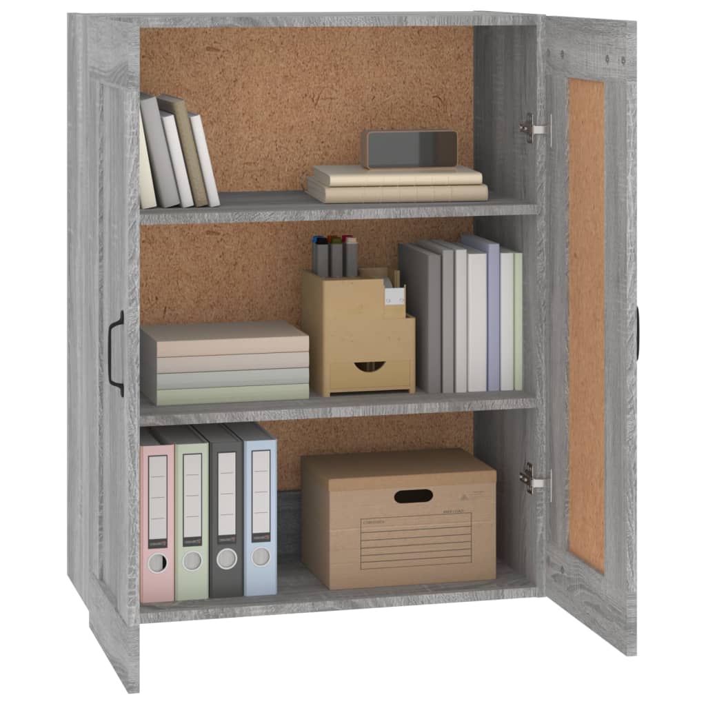 vidaXL Hängeschrank Grau Sonoma 69,5x32,5x90 cm