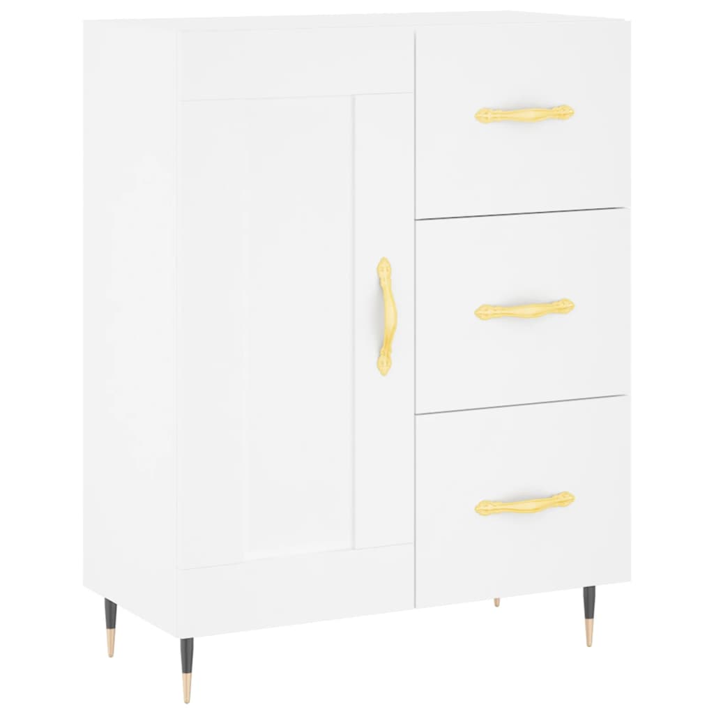 vidaXL Highboard Weiß 69,5x34x180 cm Holzwerkstoff