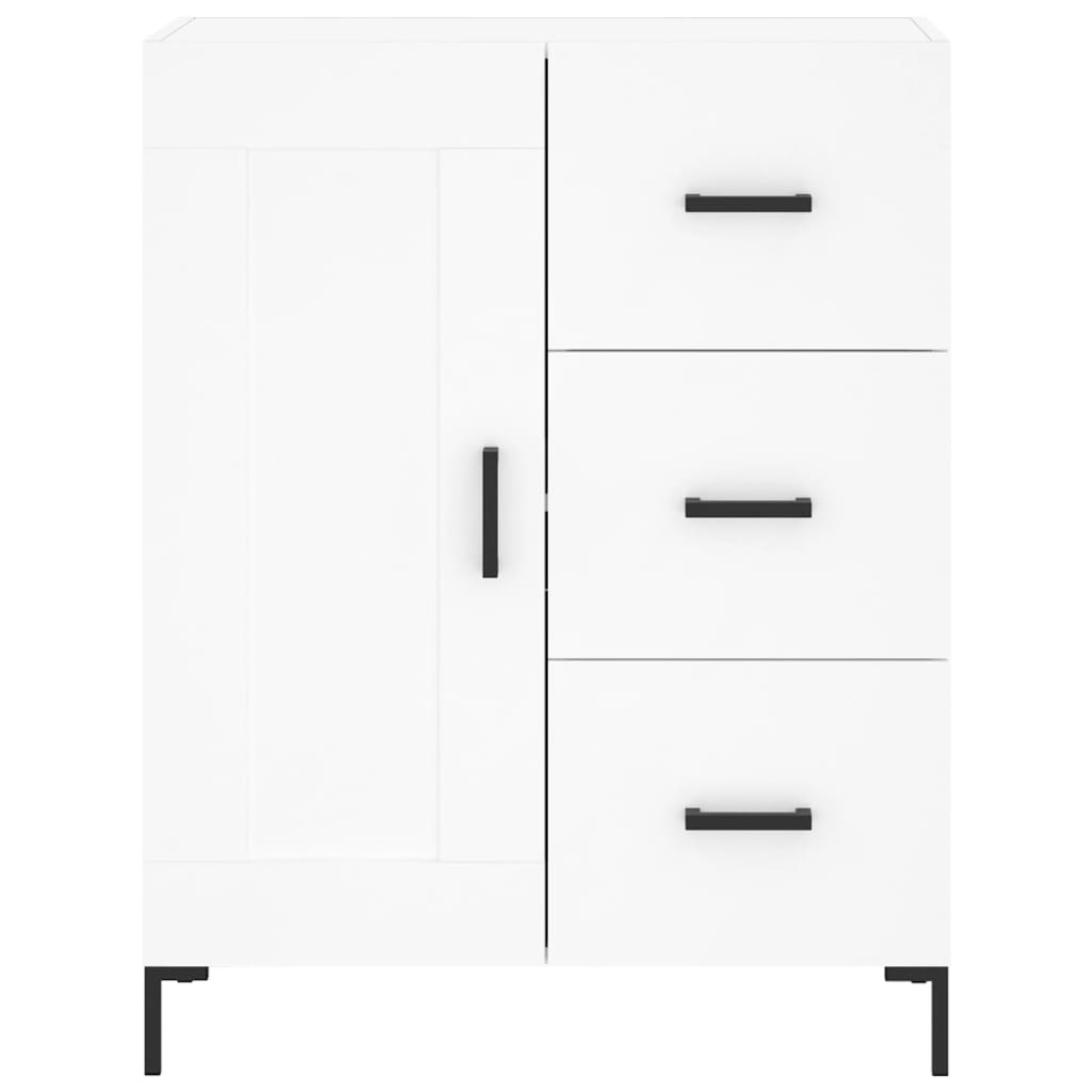 vidaXL Highboard Weiß 69,5x34x180 cm Holzwerkstoff