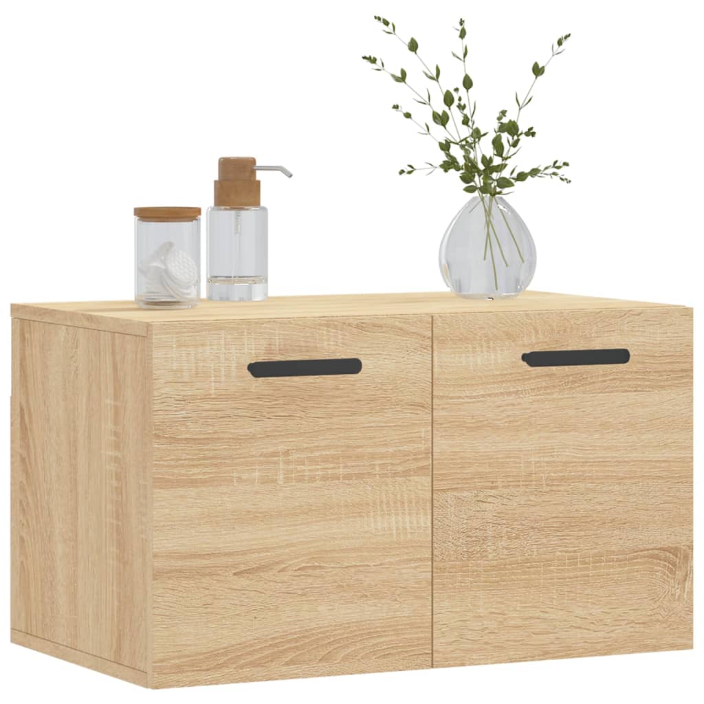 vidaXL Wandschrank Sonoma-Eiche 60x36,5x35 cm Holzwerkstoff