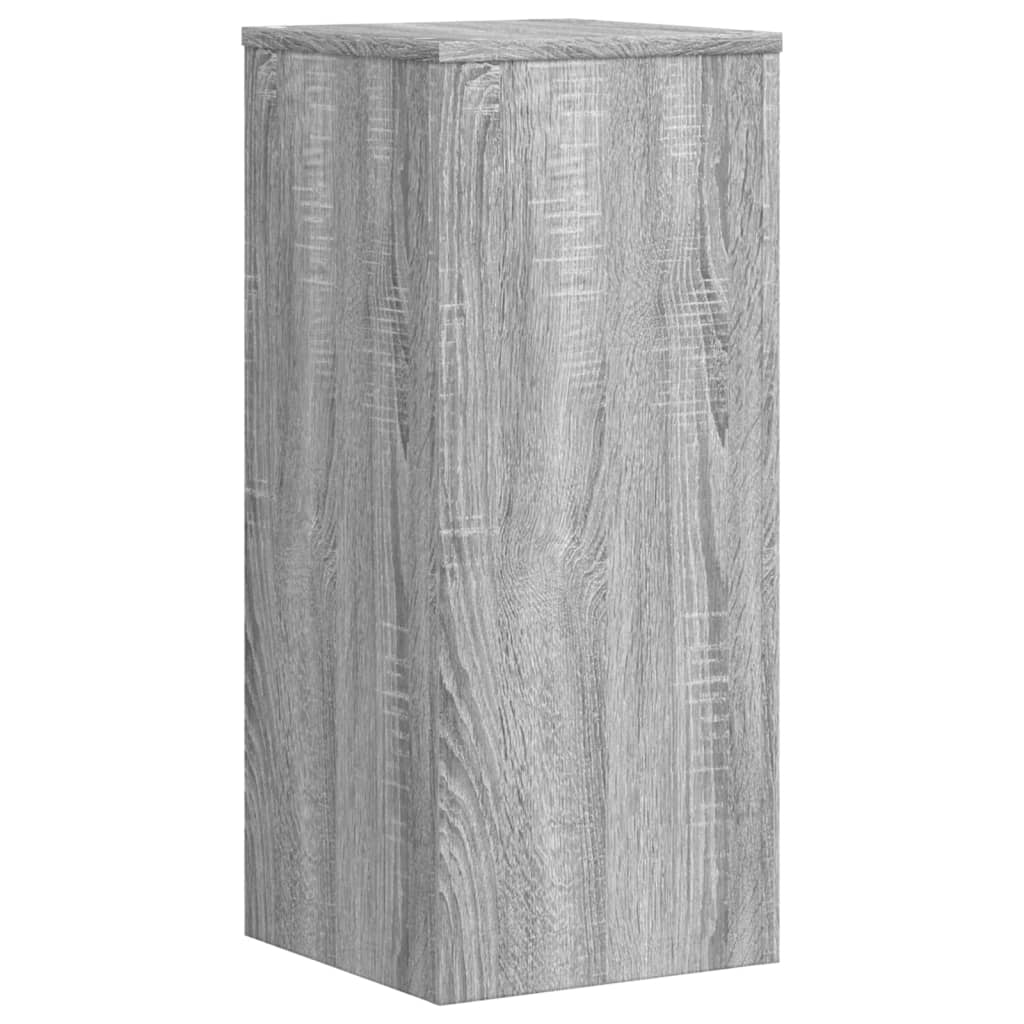 vidaXL Pflanzenständer 2 Stk. Grau Sonoma 30x30x70 cm Holzwerkstoff