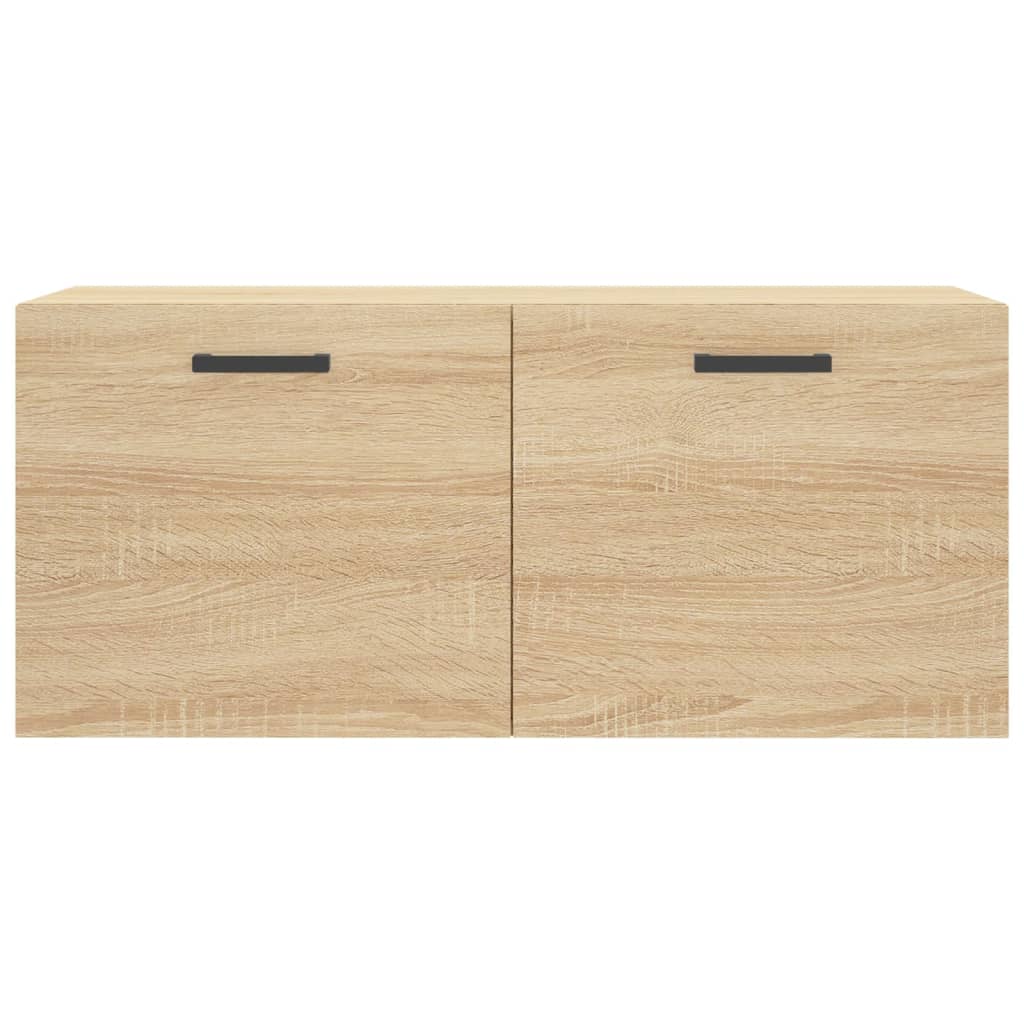 vidaXL Wandschrank Sonoma-Eiche 80x36,5x35 cm Holzwerkstoff