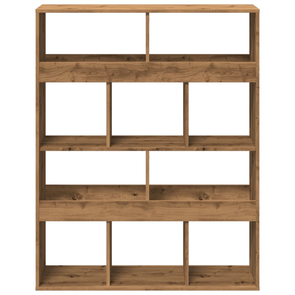 vidaXL Bücherregal Artisan-Eiche 100x33x125,5 cm Holzwerkstoff