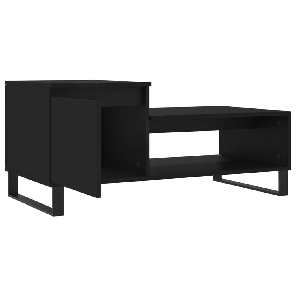 vidaXL Couchtisch Schwarz 100x50x45 cm Holzwerkstoff