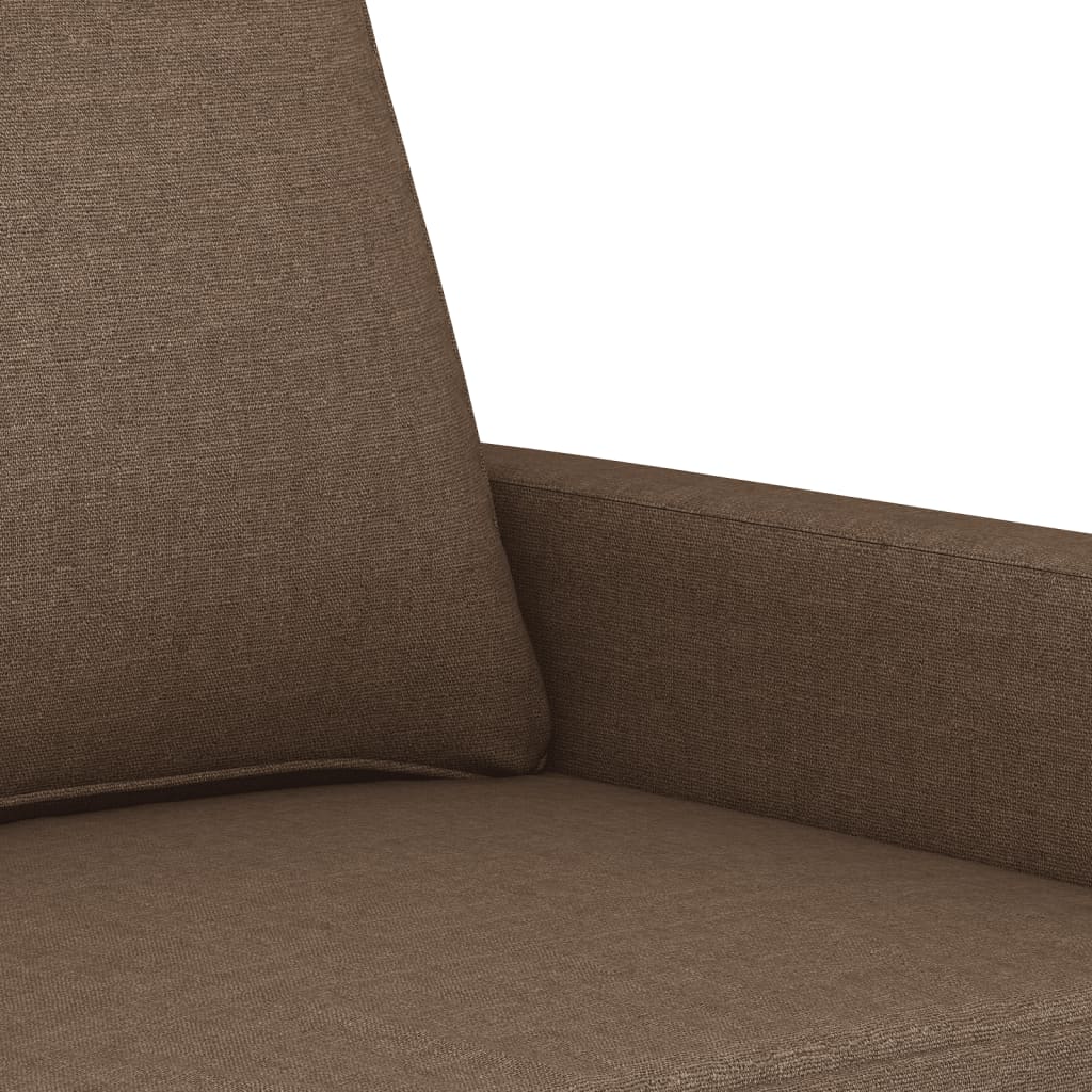 vidaXL 3-Sitzer-Sofa Braun 180 cm Stoff