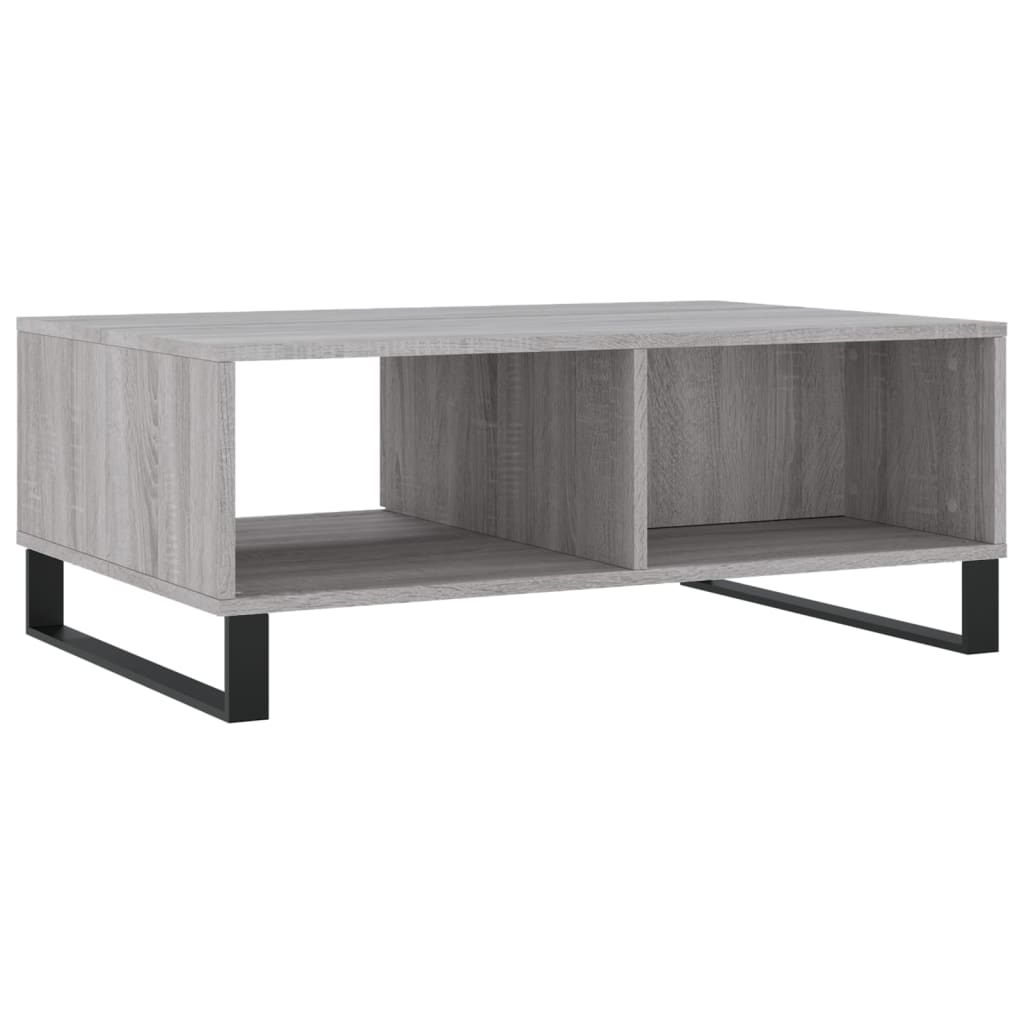 vidaXL Couchtisch Grau Sonoma 90x60x35 cm Holzwerkstoff