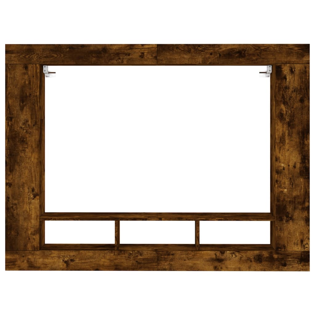 vidaXL TV-Schrank Räuchereiche 152x22x113 cm Holzwerkstoff