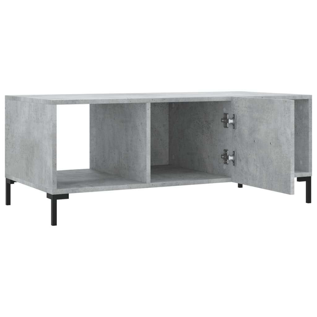 vidaXL Couchtisch Betongrau 102x50x40 cm Holzwerkstoff