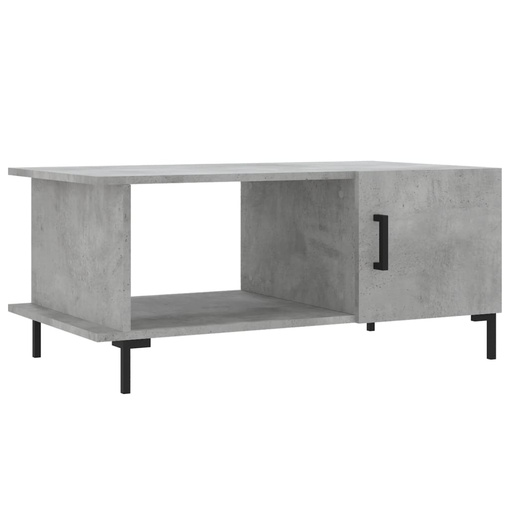 vidaXL Couchtisch Betongrau 90x50x40 cm Holzwerkstoff