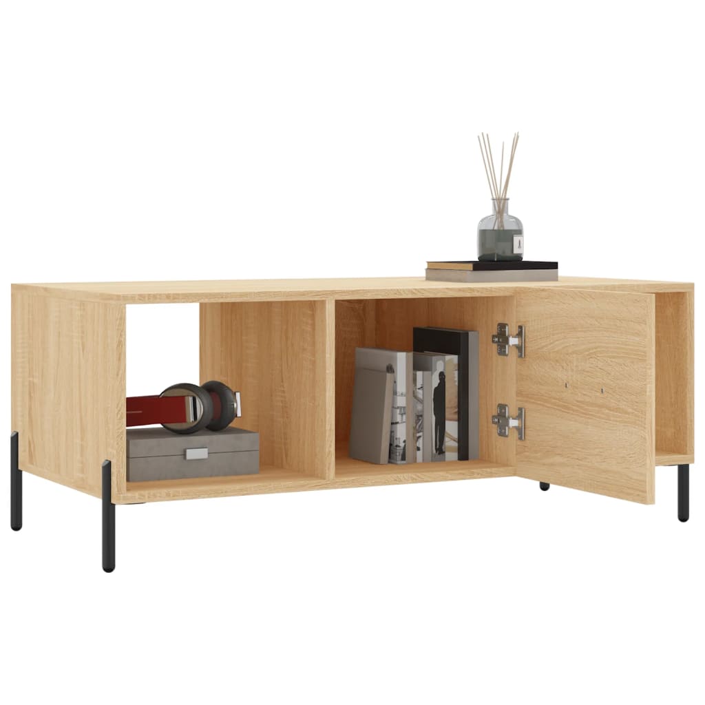 vidaXL Couchtisch Sonoma-Eiche 102x50x40 cm Holzwerkstoff