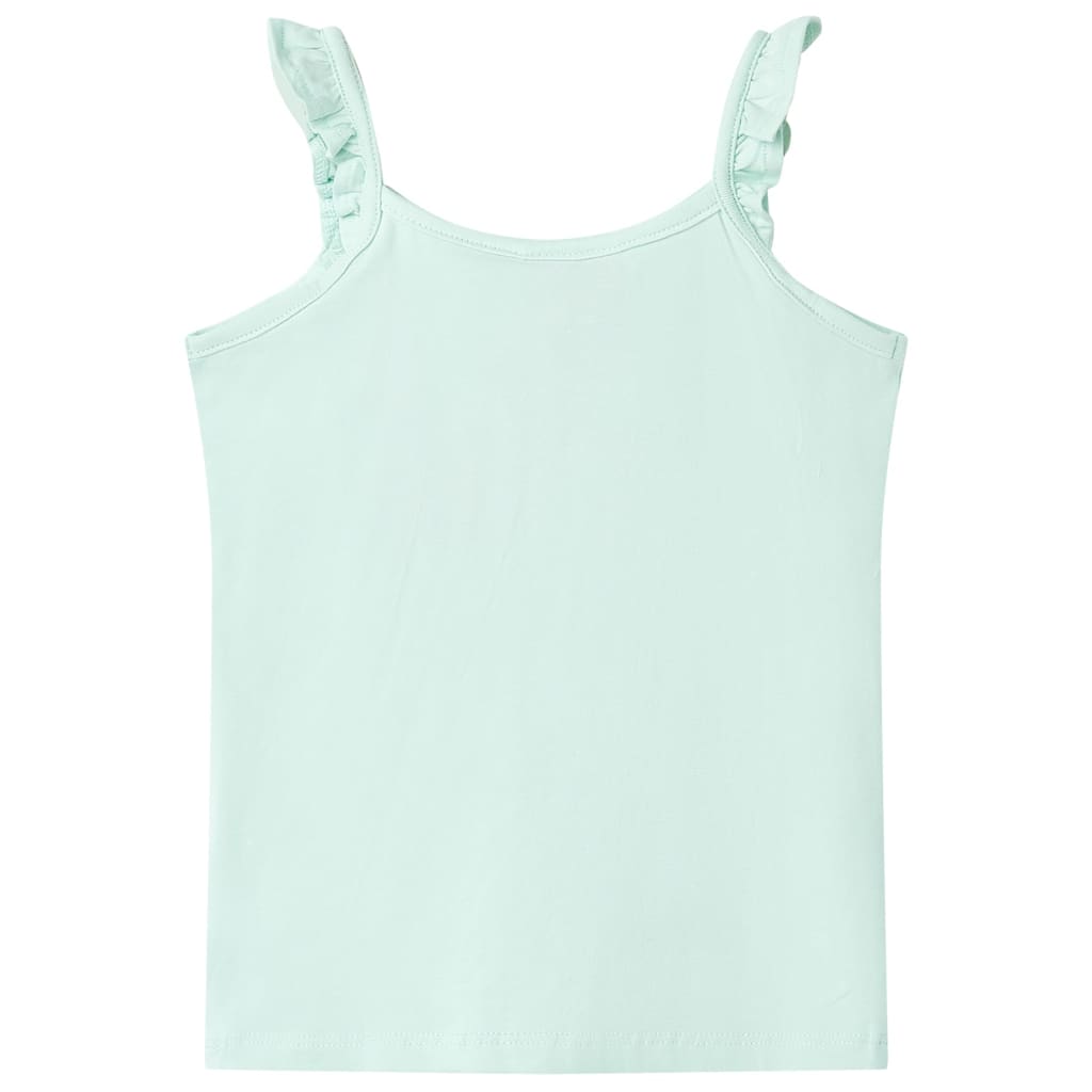 Kinder-Tanktop Helles Minzgrün 104