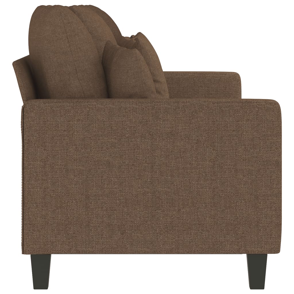 vidaXL 3-Sitzer-Sofa Braun 180 cm Stoff