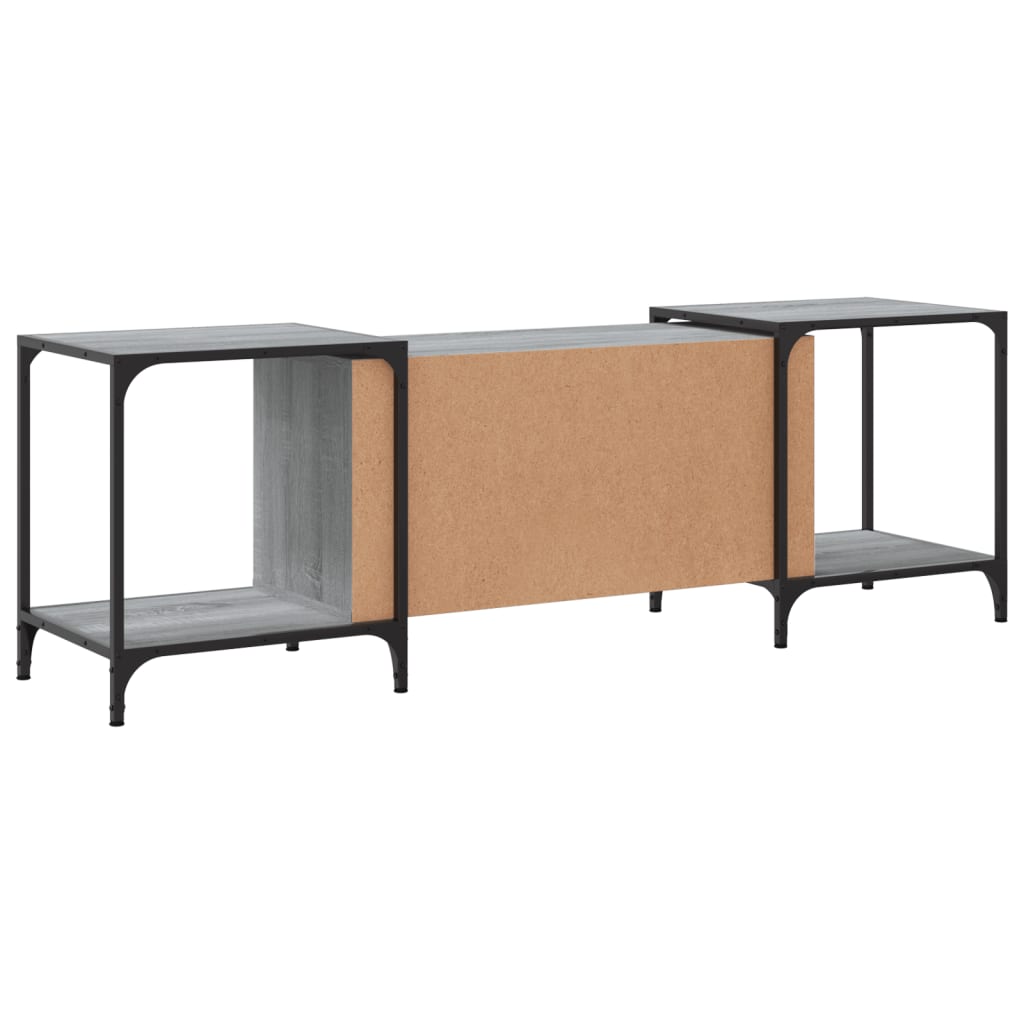 vidaXL TV-Schrank Grau Sonoma 153x37x50 cm Holzwerkstoff