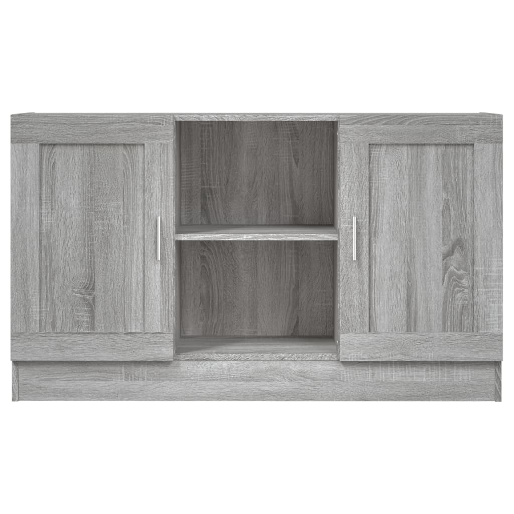 vidaXL Sideboard Grau Sonoma 120x30,5x70 cm Holzwerkstoff