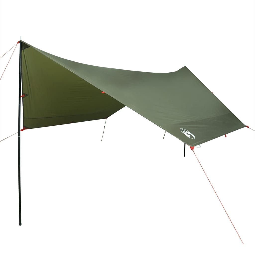 vidaXL Tarp Olivgrün 438x376x212 cm Wasserdicht