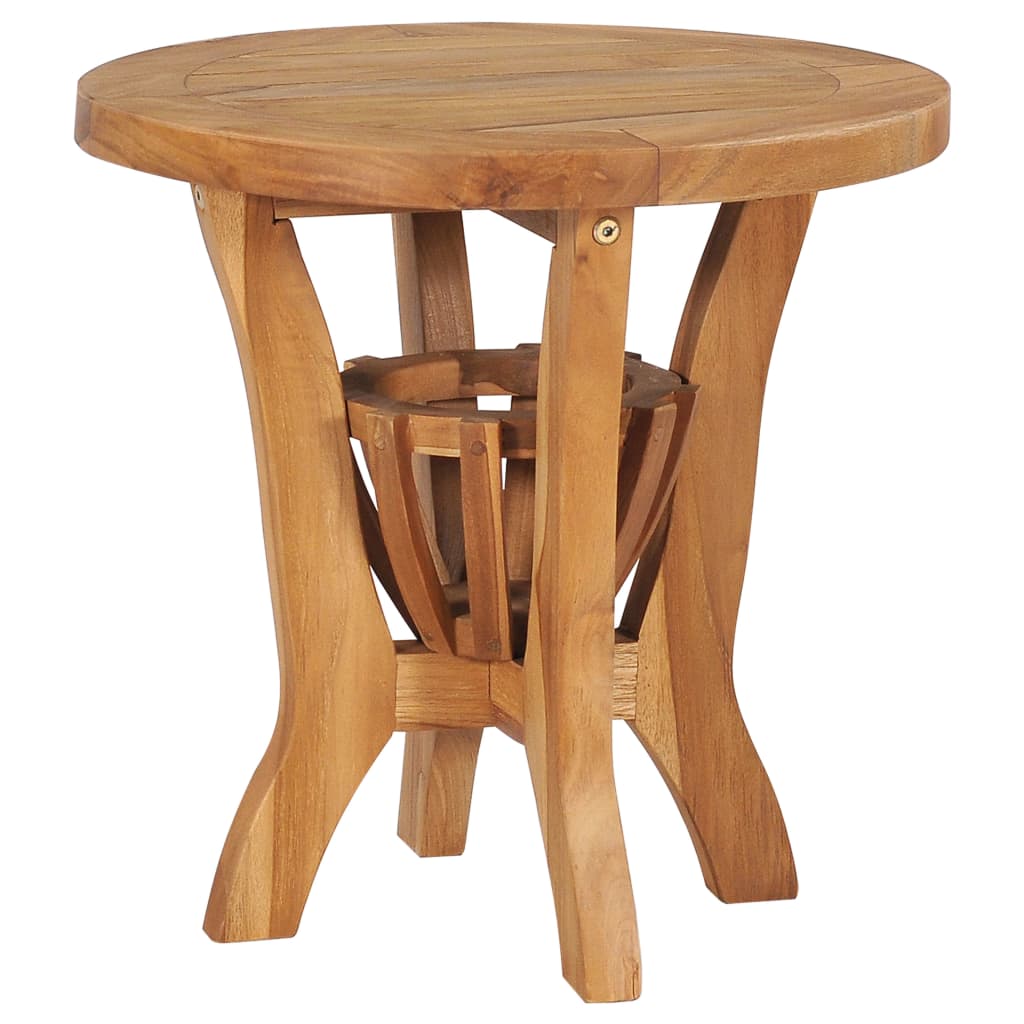 vidaXL 3-tlg. Garten-Bistro-Set Teak Massivholz