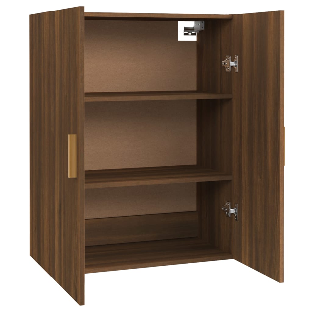 vidaXL Hängeschrank Braun Eichen-Optik 69,5x34x90 cm