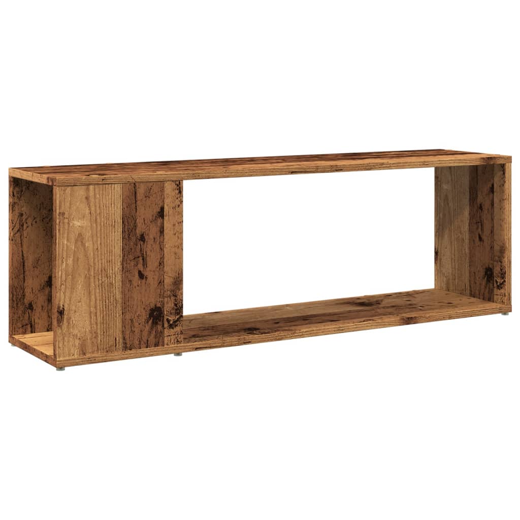 vidaXL TV-Schrank Altholz-Optik 100x24x32 cm Holzwerkstoff