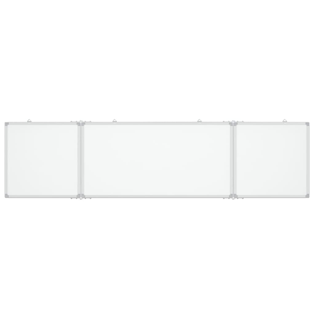 vidaXL Magnetisches Whiteboard Klappbar 160x40x1,7 cm Aluminium