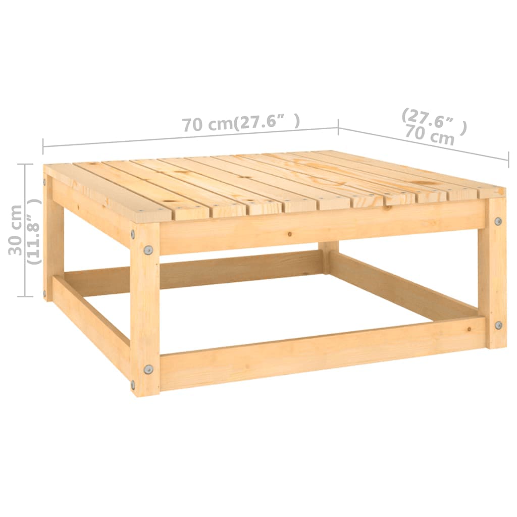 vidaXL 6-tlg. Garten-Lounge-Set mit Kissen Massivholz Kiefer