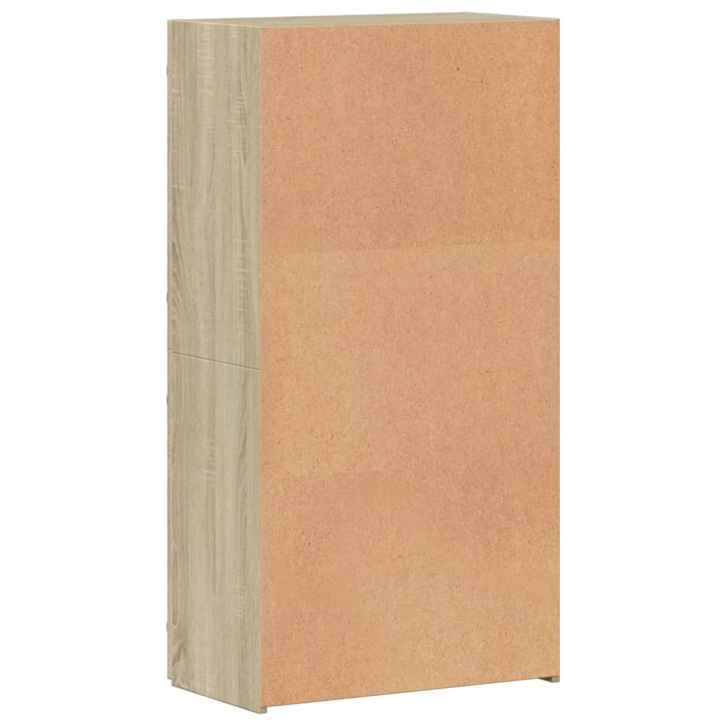 vidaXL Aktenschrank Sonoma-Eiche 60x32x115 cm Holzwerkstoff