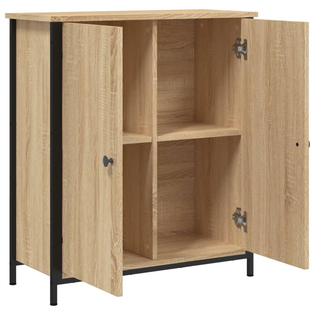 vidaXL Sideboard Sonoma-Eiche 70x30x80 cm Holzwerkstoff