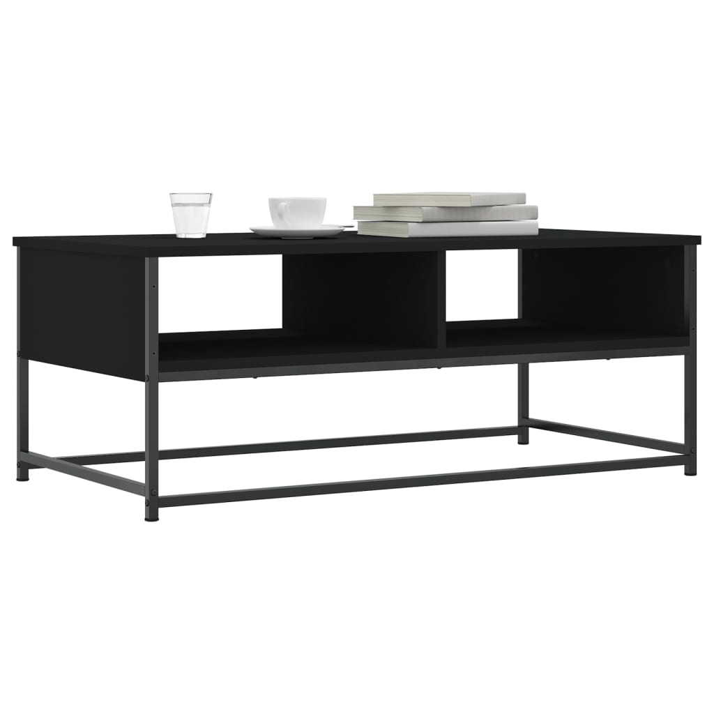 vidaXL Couchtisch Schwarz 100x51x40 cm Holzwerkstoff