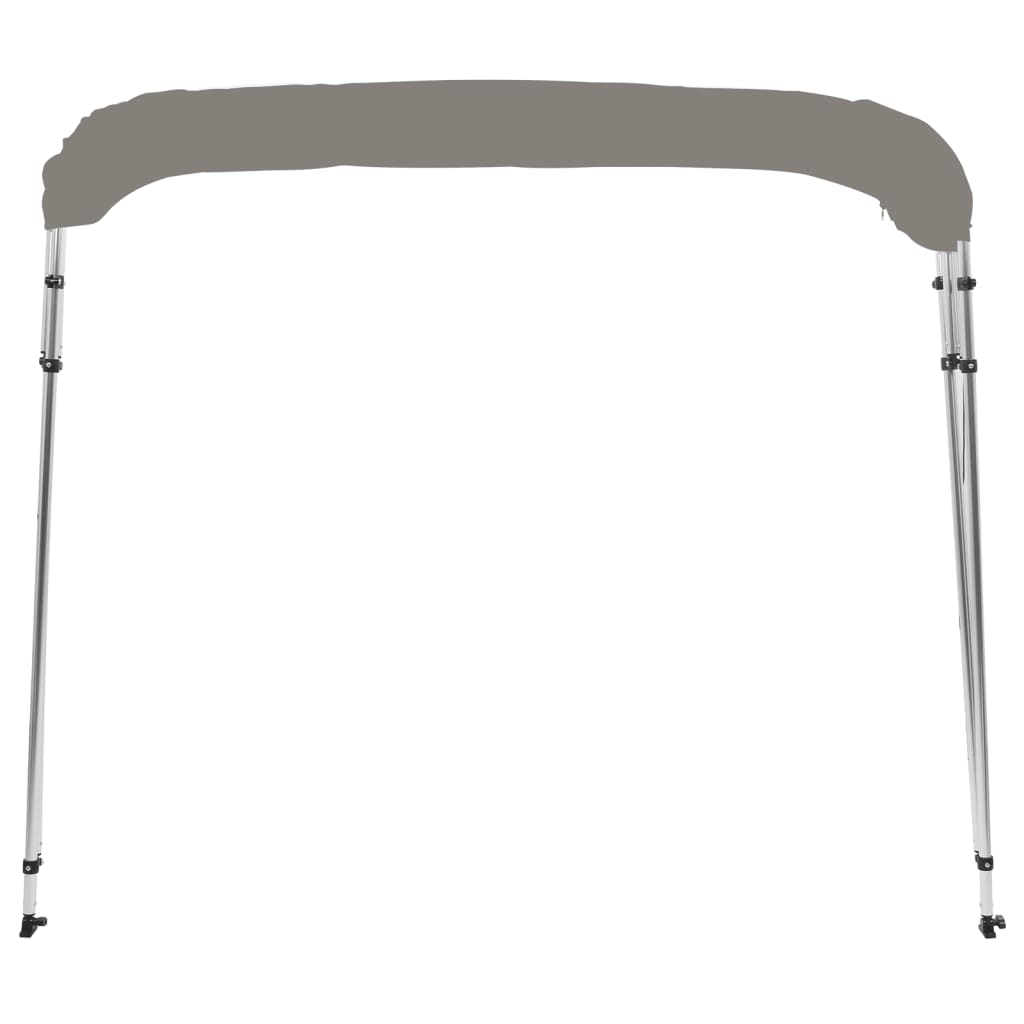 vidaXL 4-Bow Bimini-Top Grau 243x244x137 cm