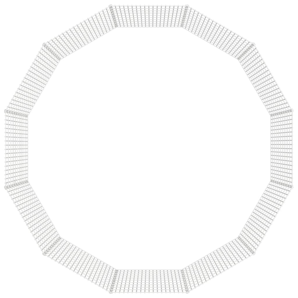 vidaXL Freilaufgehege 12-teilig 54x100 cm Verzinktes Eisen