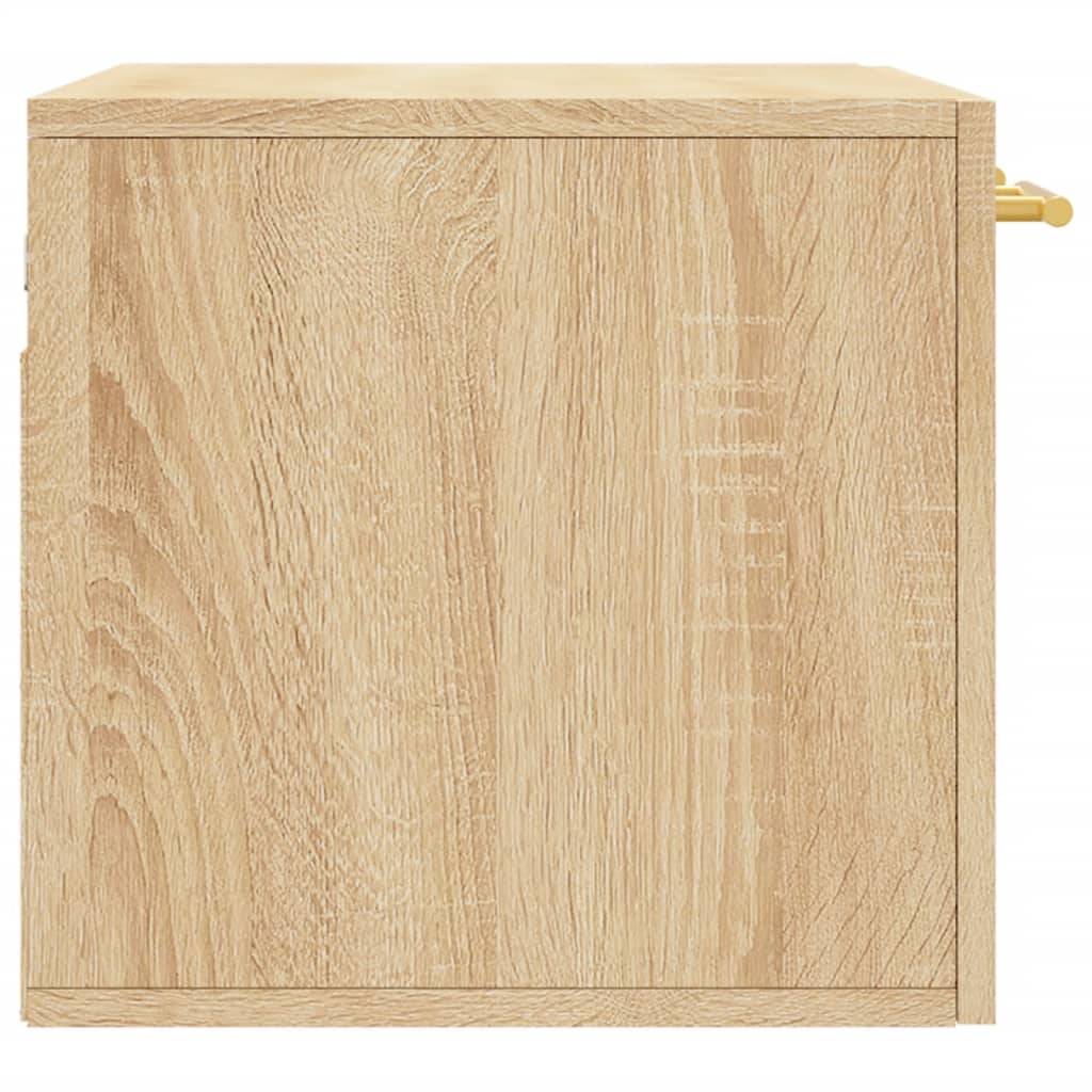 vidaXL Wandschrank Sonoma-Eiche 60x36,5x35 cm Holzwerkstoff