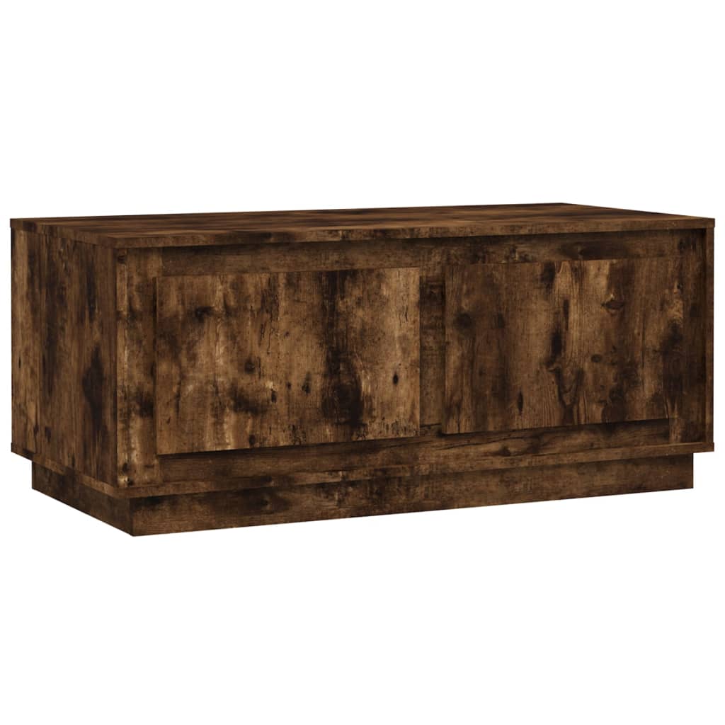 vidaXL Couchtisch Räuchereiche 102x50x44 cm Holzwerkstoff