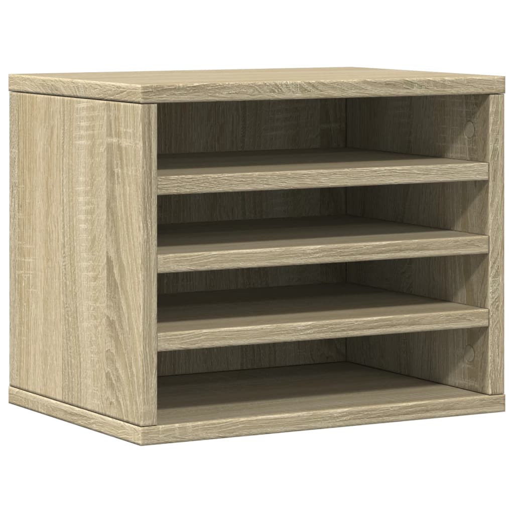 vidaXL Schreibtisch-Organizer Sonoma-Eiche 36x26x29,5 cm Holzwerkstoff