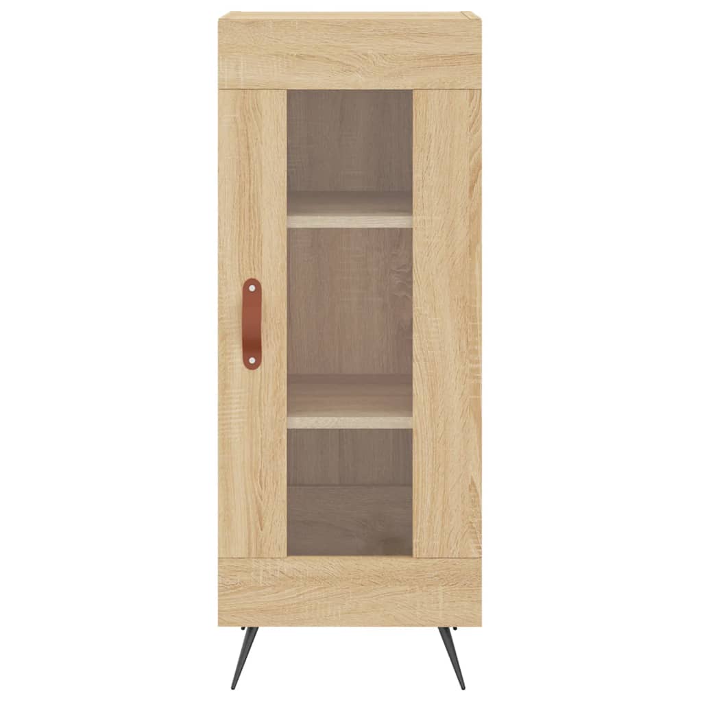 vidaXL Highboard Sonoma-Eiche 34,5x34x180 cm Holzwerkstoff